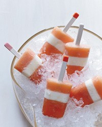 Nectarine-buttermilk pops