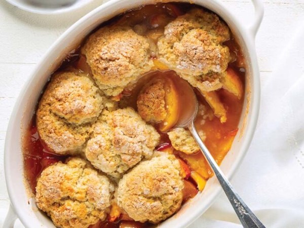 Nectarine cobbler
