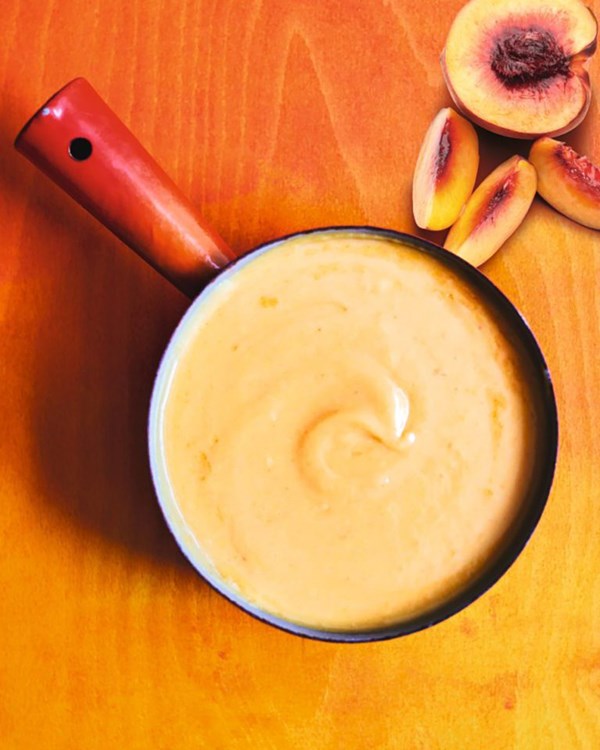 Nectarine curd