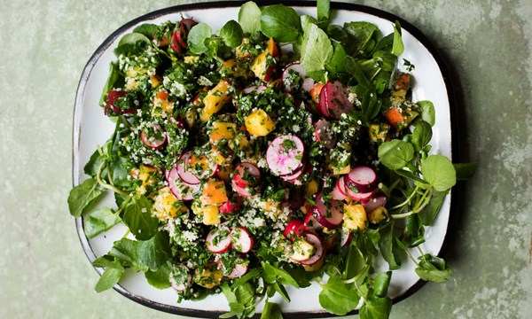 Nectarine tabbouleh