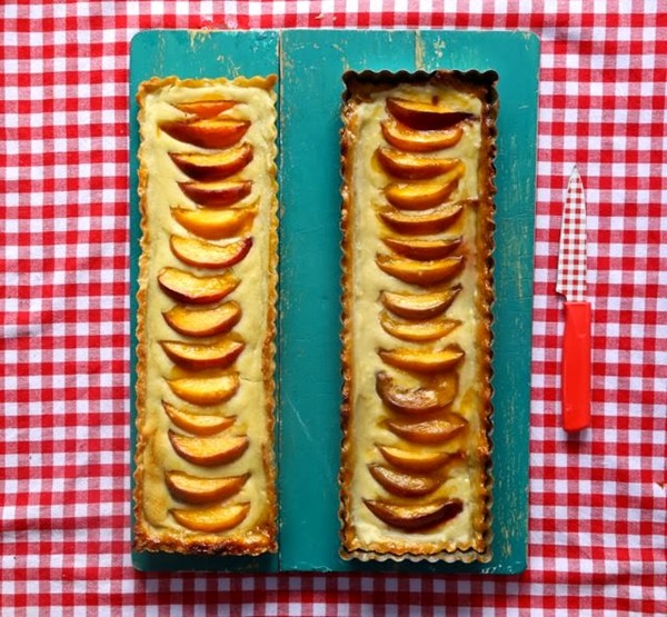 Nectarine tart