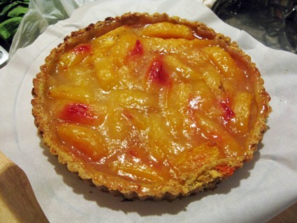 Nectarine tart