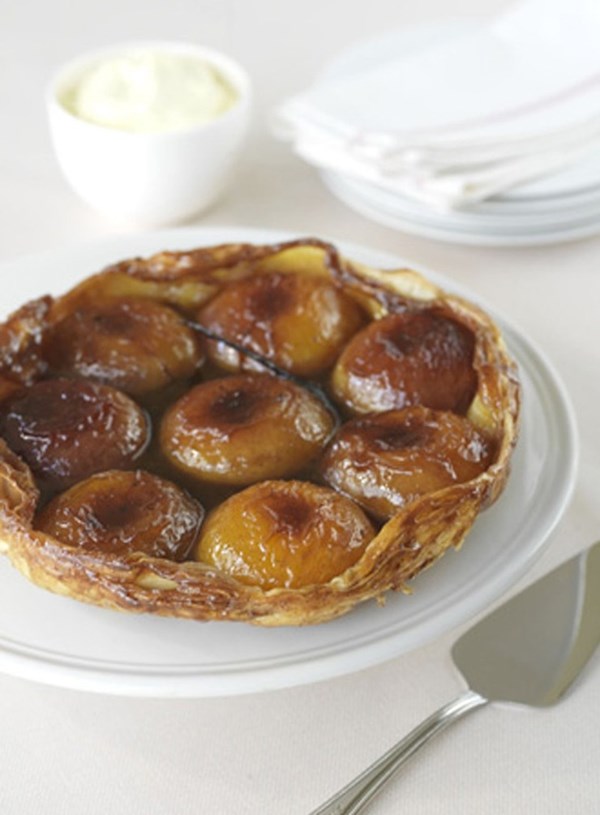 Nectarine tarte Tatin