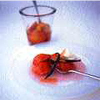 Nectarines in kirsch