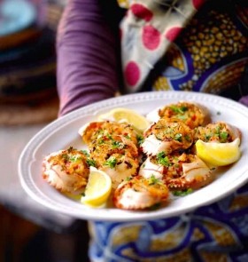 Nelson Mandela's stuffed crab