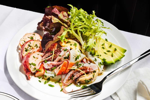 Neoclassic seafood salad