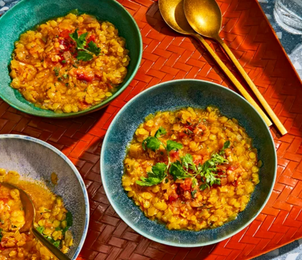 Nepali Mountain Kitchen's spiced lentils (Daal tarka)