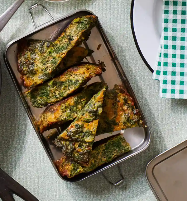 Nettle (or spinach) tortilla