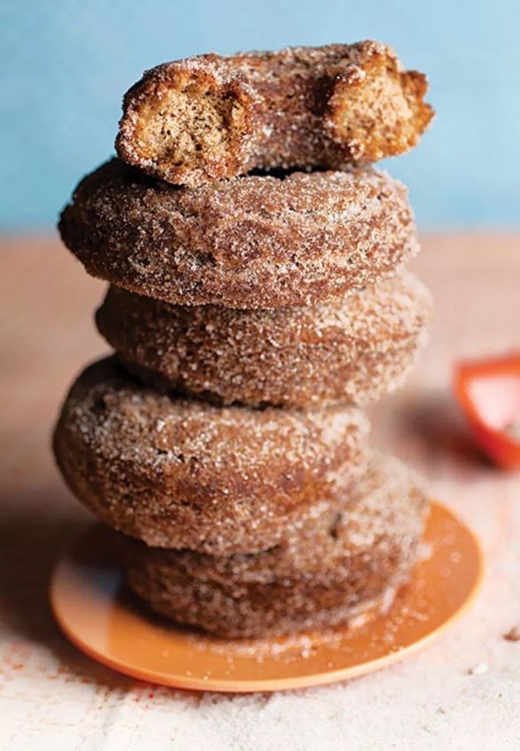 New England cinnamon sugar-cider donuts