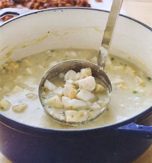 New England clam chowder