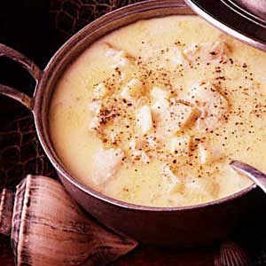 New England clam chowder