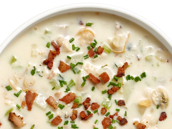 New England clam chowder