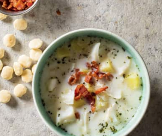 New England fish chowder