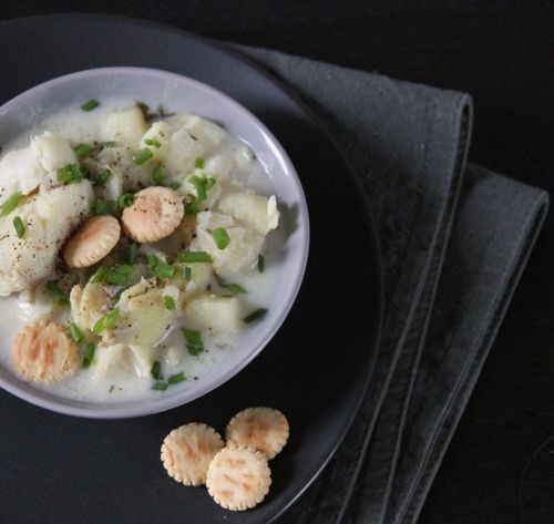 New England fish chowder