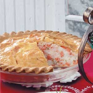 New England salmon pie