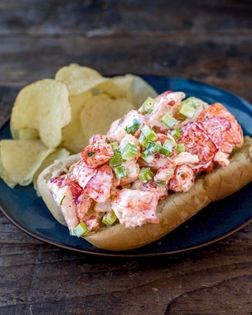 New England-style lobster rolls