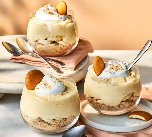 New-fashioned banana pudding