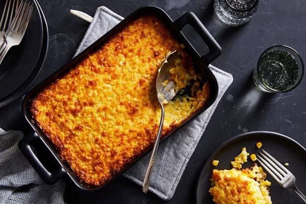 New-fashioned corn pudding
