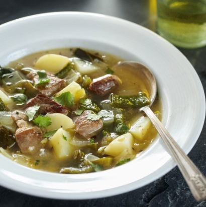 New Mexico green chile & pork stew