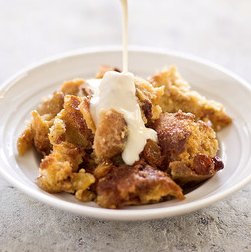 New Orleans bourbon bread pudding