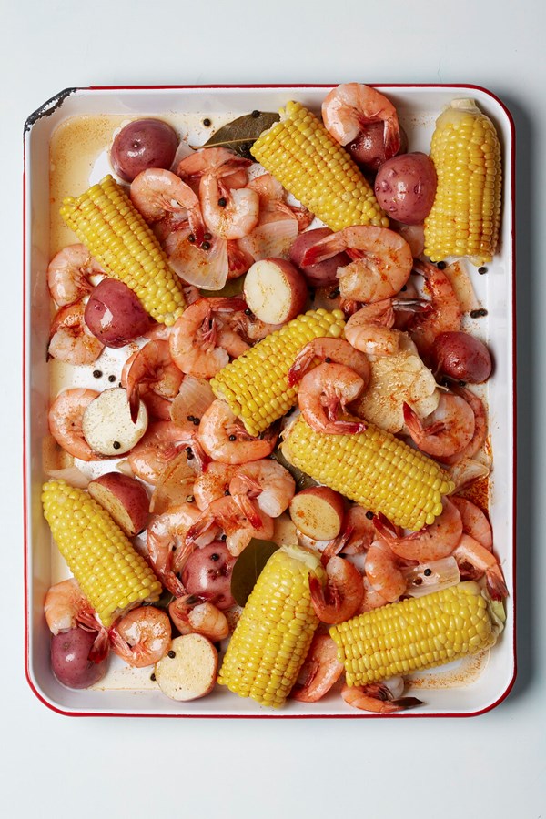 New Orleans shrimp boil