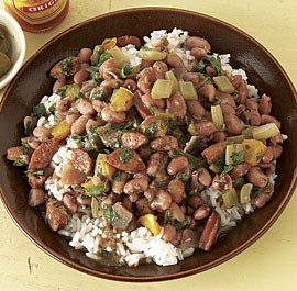 New Orleans-style Anasazi beans and rice