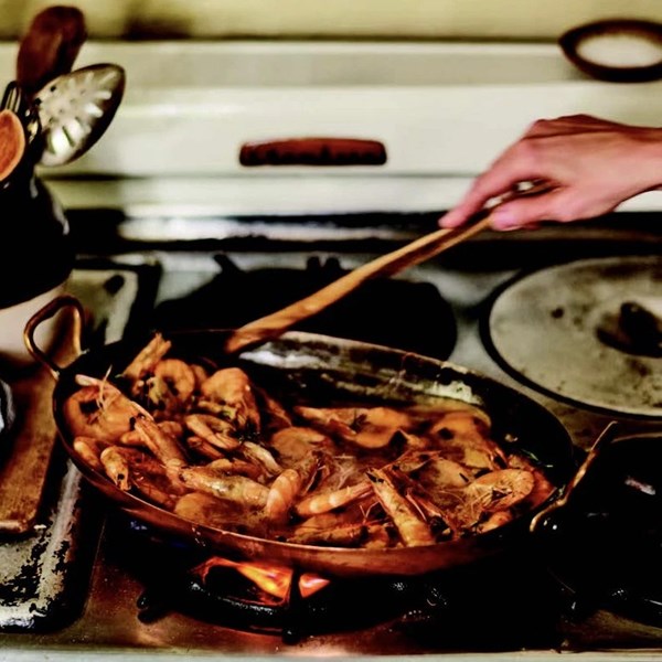 New Orleans-style barbecue shrimp