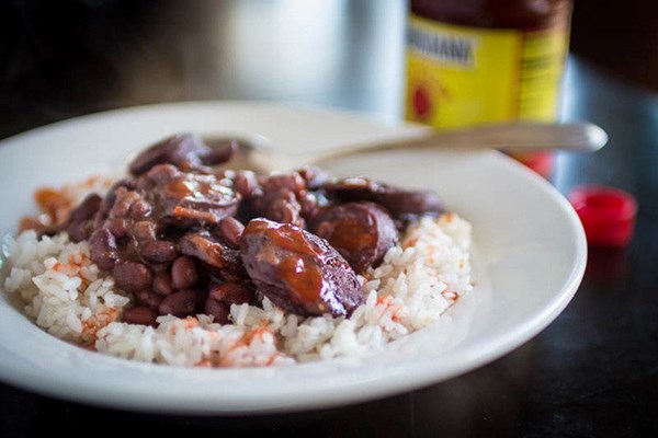 New Orleans-style red beans and rice