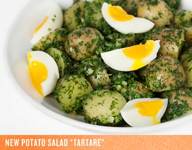 New potato salad 'tartare'