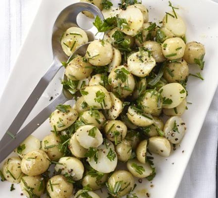 New-potato salad with herb and lemon dressing