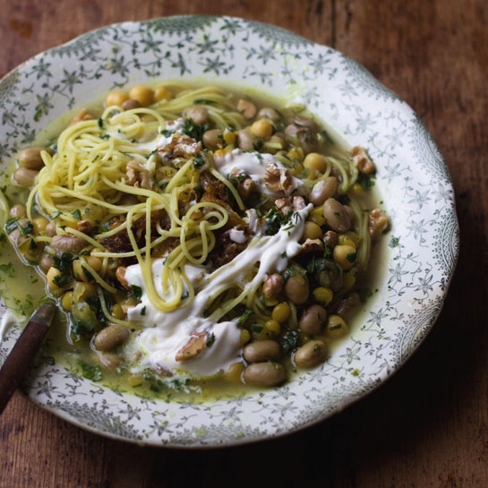 New year noodle soup
