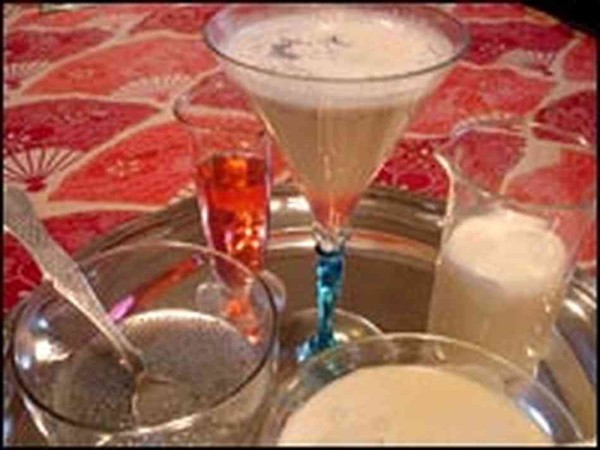 New Year's milk shake (Bombay-style Faluda)