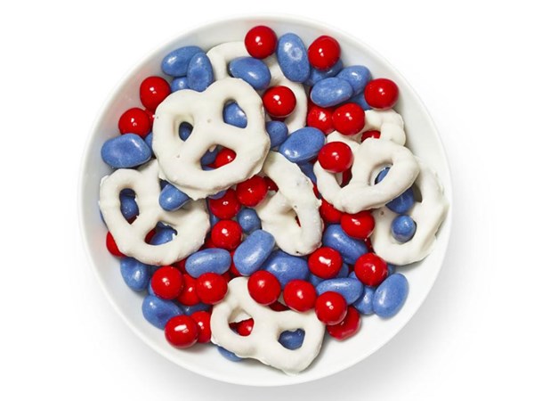 New York Giants candy mix