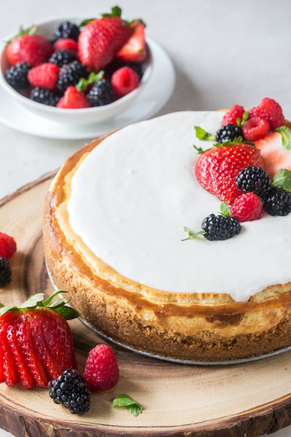 New York style cheesecake