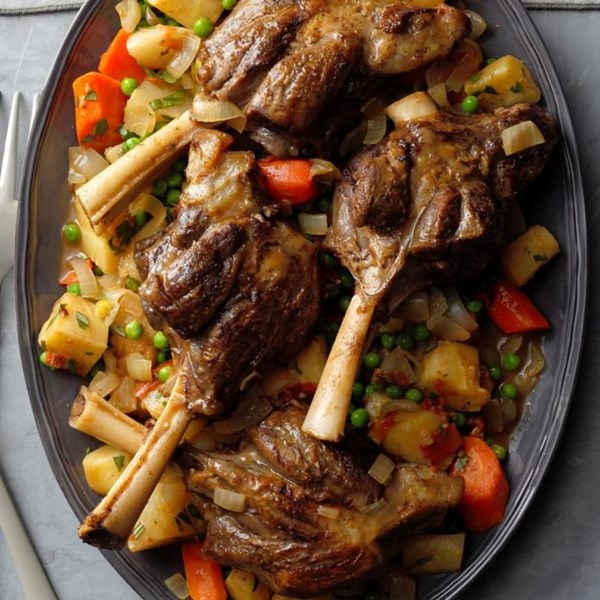 New Zealand rosemary lamb shanks
