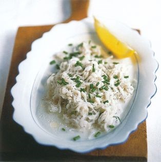 Newborn fish salad (Insalata di gianchetti)