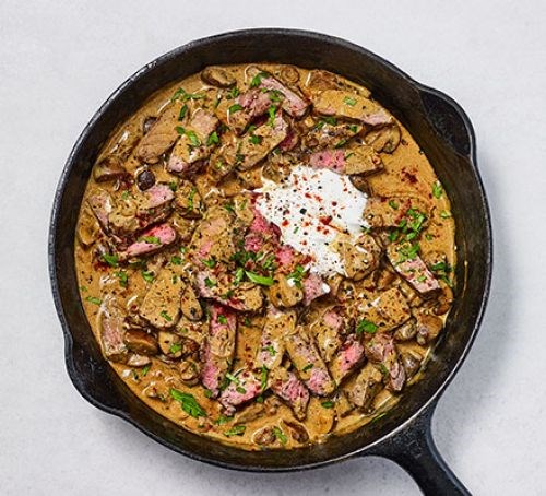 Next level beef Stroganoff