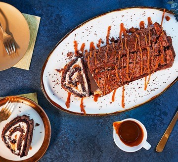 Next level chocolate roulade