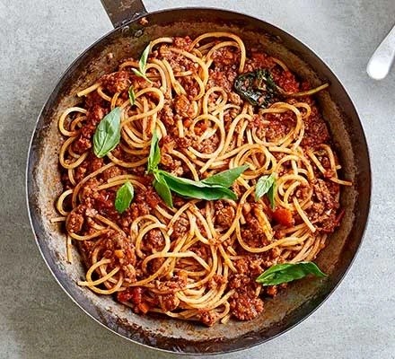 Next-level spaghetti Bolognese