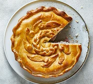 Next level turkey & ham pie