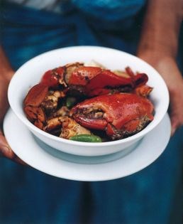 Ngapali beach chilli crab