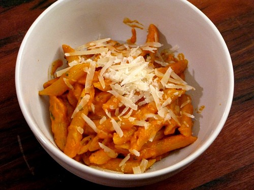 Nick and Toni’s penne alla vecchia bettola