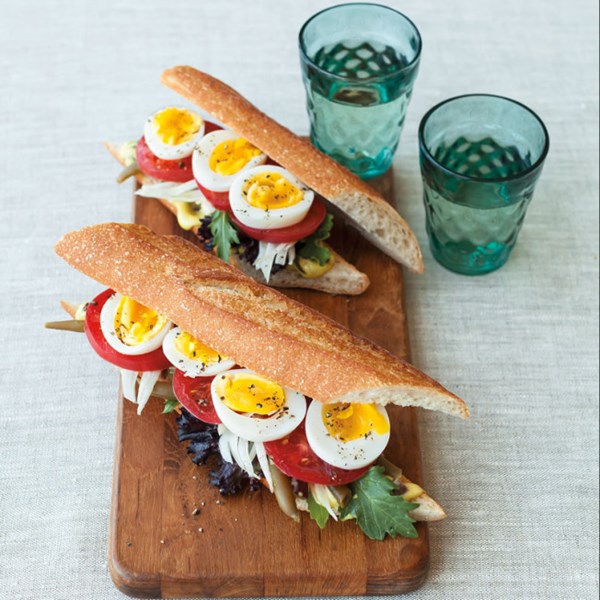 Niçoise salad sandwiches