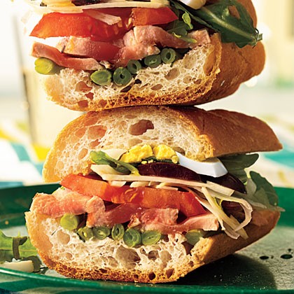 Niçoise salad sandwiches (Pan Bagnat)