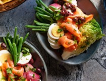 Niçoise-style lox salad