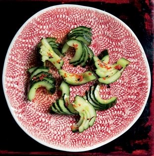 Nic's cucumber chilli pickle