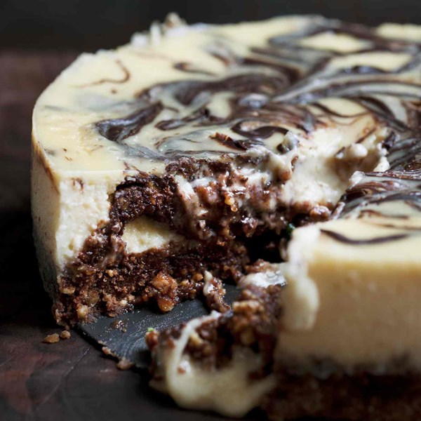 Nigel Slater’s chocolate peanut butter cheesecake