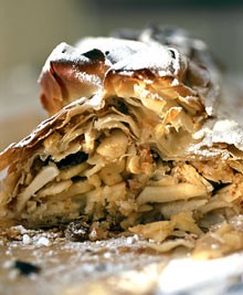 Nigel Slater's easy-to-make apple strudel (Apfelstrudel)