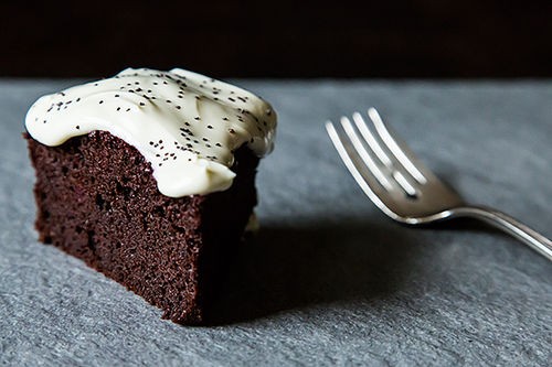 Nigel Slater's extremely moist chocolate-beet cake