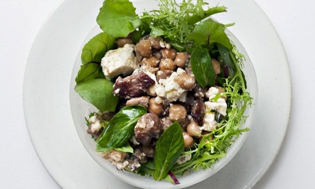 Nigel Slater's lamb, chickpea and feta
